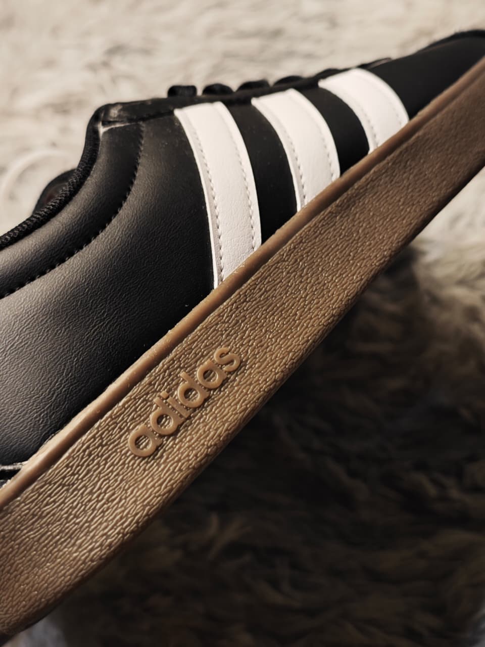 Adidas VL Court Base Tenis Negros para Mujer — Talla 26 MX