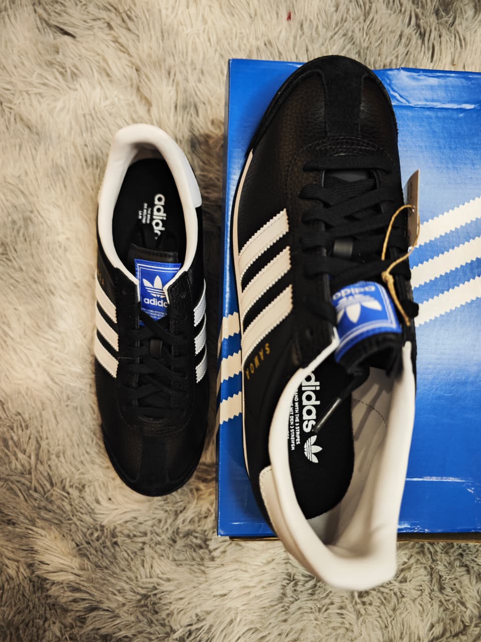Adidas Samoa Originals Tenis Negros para Hombre — Talla 27 MX
