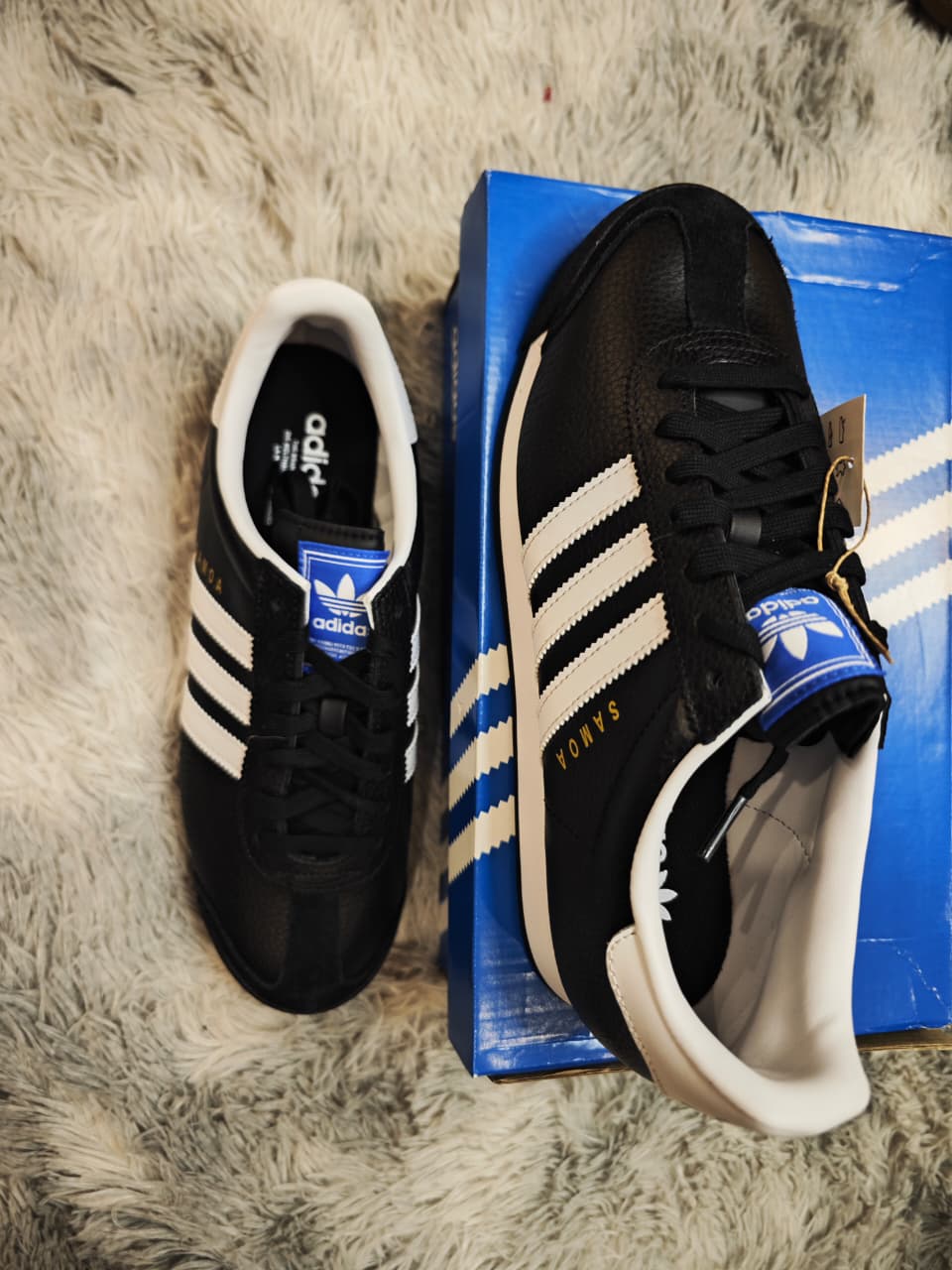 Adidas Samoa Originals Tenis Negros para Hombre — Talla 27 MX