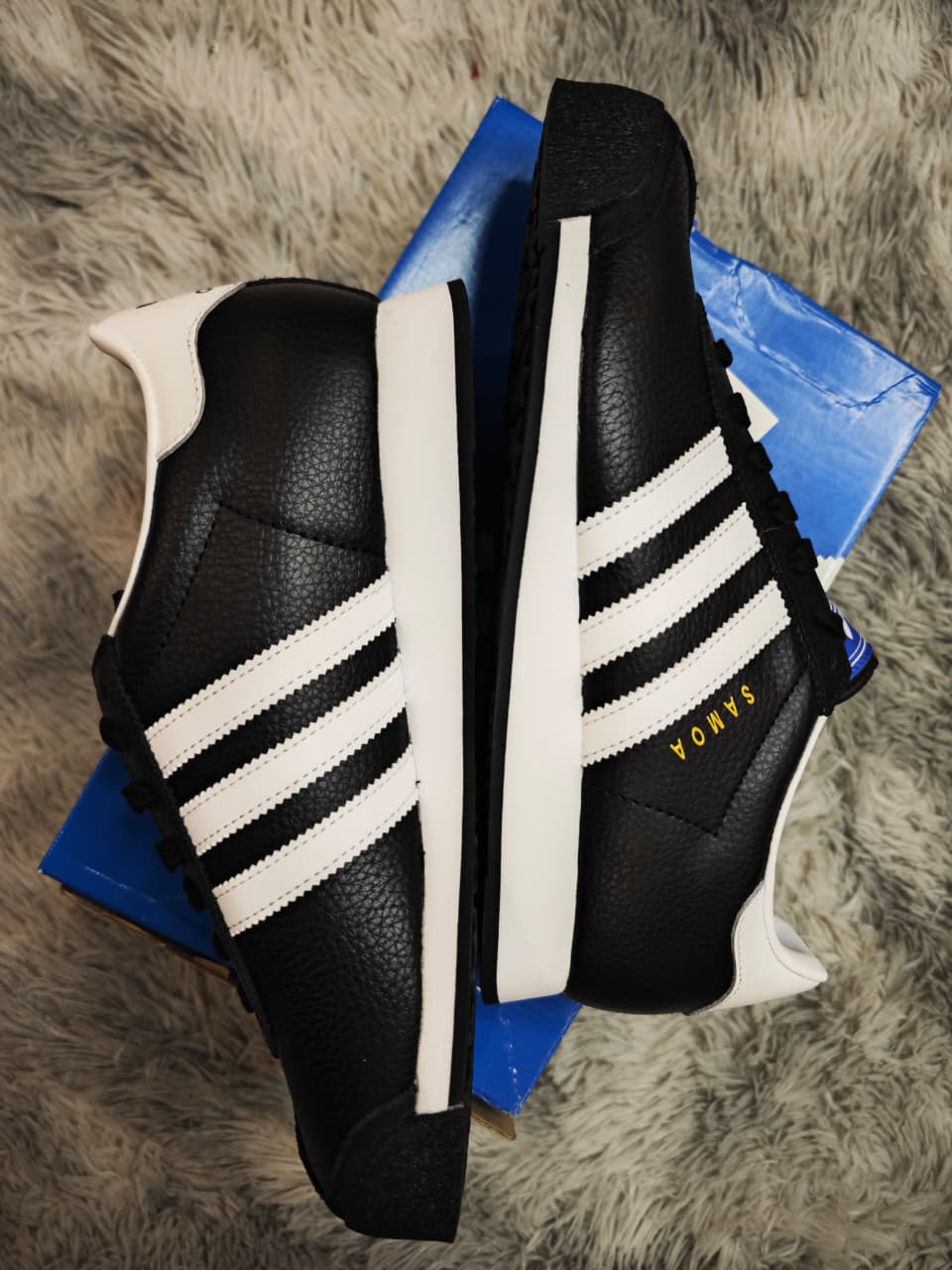 Adidas Samoa Originals Tenis Negros para Hombre — Talla 27 MX