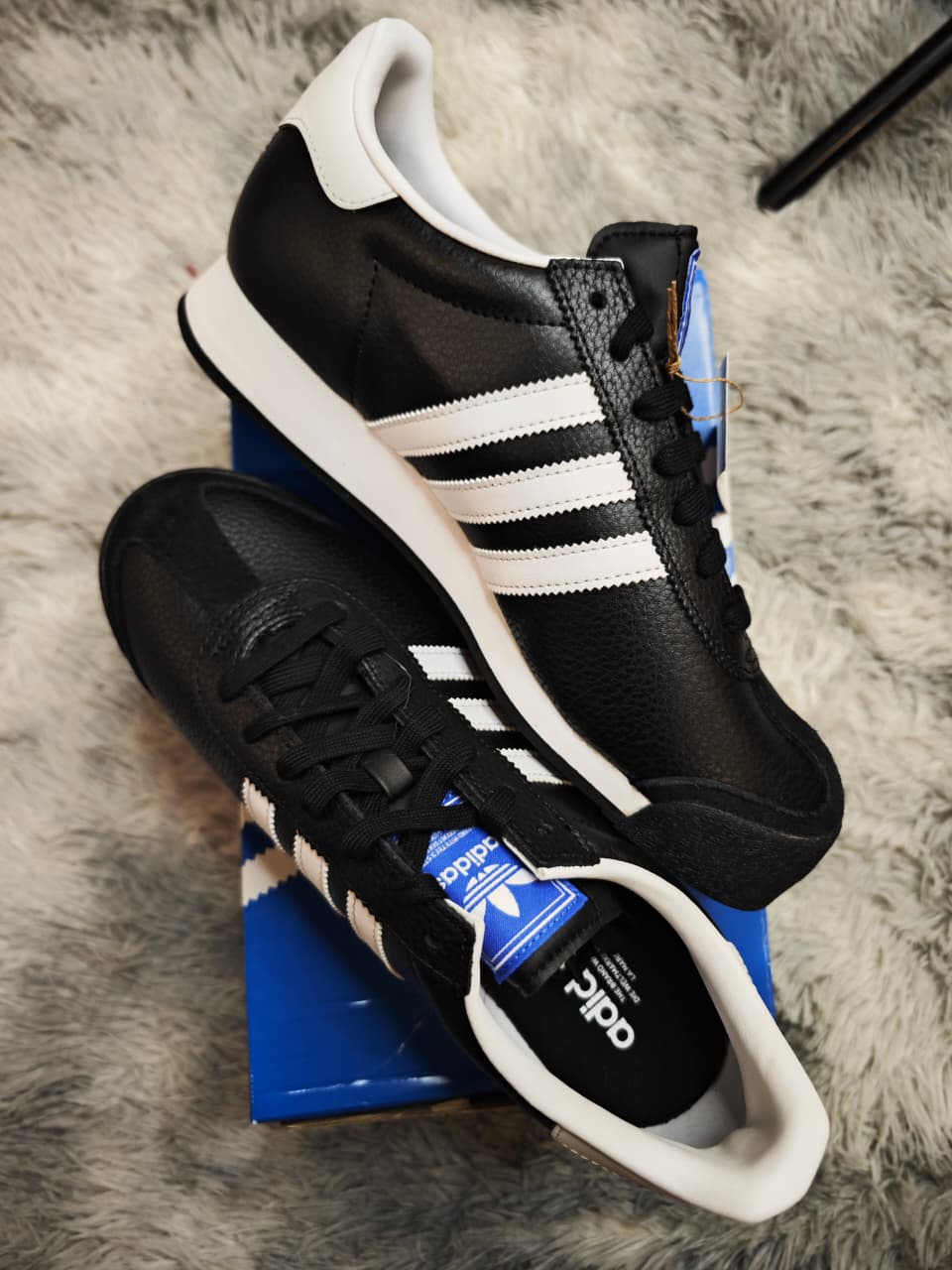Adidas Samoa Originals Tenis Negros para Hombre — Talla 27 MX