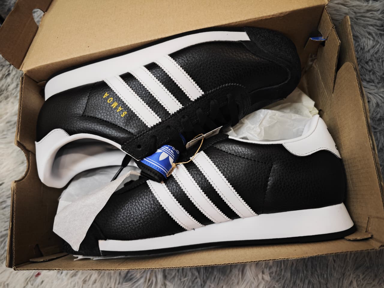 Adidas Samoa Originals Tenis Negros para Hombre — Talla 27 MX