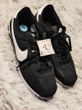 Nike Cortez Textile Tenis Negros — Talla 24 MX (GS)
